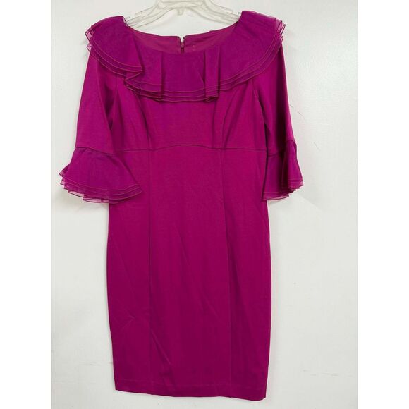 NUE By Shani Ruffled Cocktail Dress Size 8 $320 is available for purchase  on au PAY Market - Imported Goods Online Store Co.Ltd. | au PAY Market